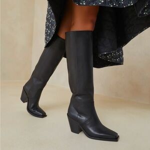 Loeffler Randall Cowboy pull-up boot brand new